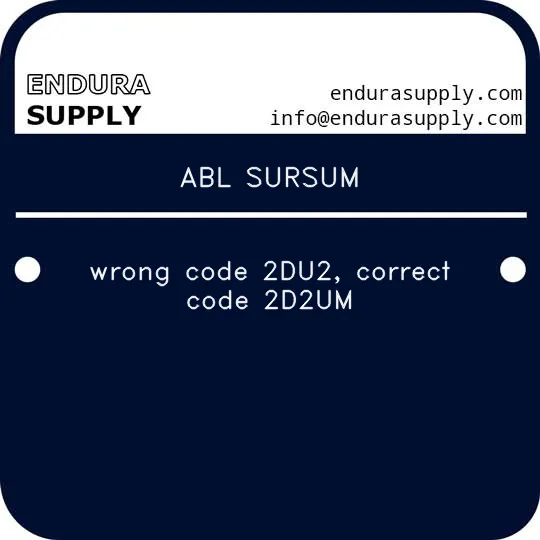 abl-sursum-wrong-code-2du2-correct-code-2d2um