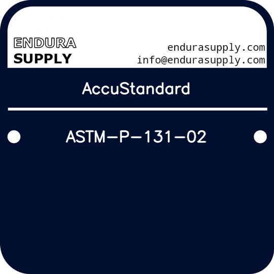 accustandard-astm-p-131-02