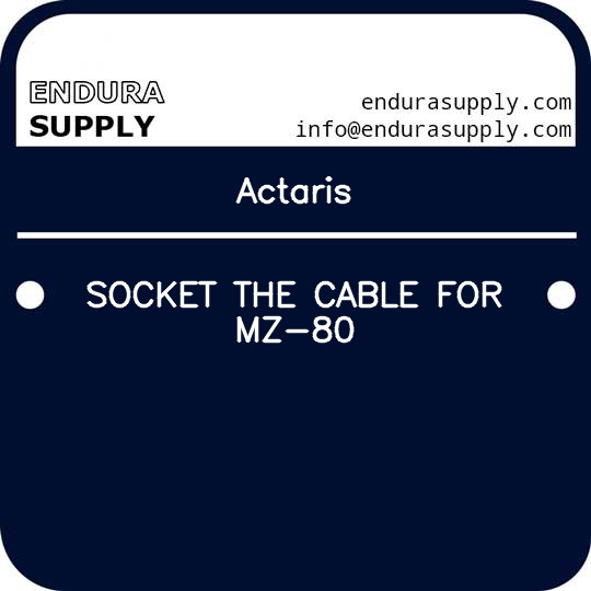actaris-socket-the-cable-for-mz-80
