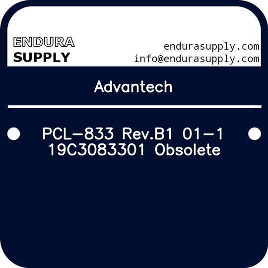 advantech-pcl-833-revb1-01-1-19c3083301-obsolete