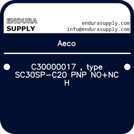 aeco-c30000017-type-sc30sp-c20-pnp-nonc-h