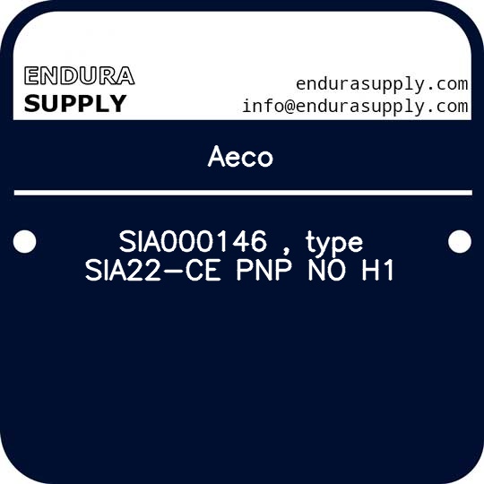 aeco-sia000146-type-sia22-ce-pnp-no-h1