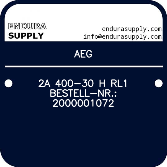 aeg-2a-400-30-h-rl1-bestell-nr-2000001072
