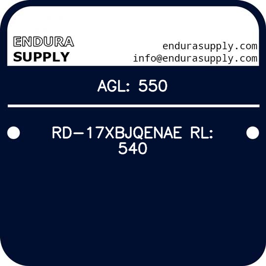 agl-550-rd-17xbjqenae-rl-540