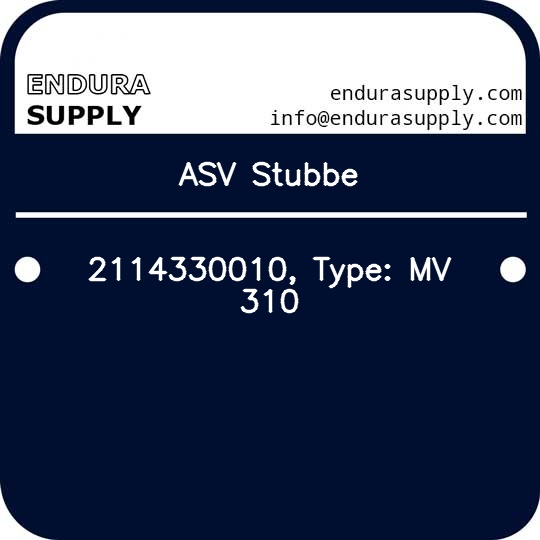 asv-stubbe-2114330010-type-mv-310