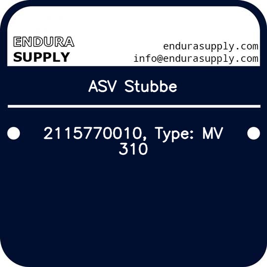 asv-stubbe-2115770010-type-mv-310