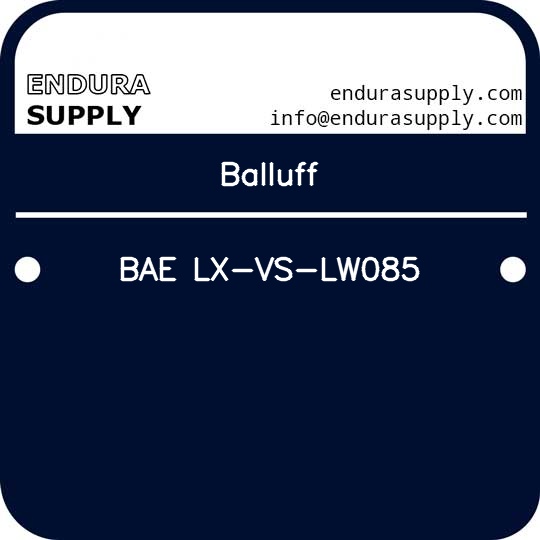 balluff-bae-lx-vs-lw085