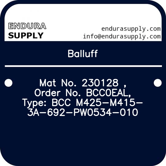 balluff-mat-no-230128-order-no-bcc0eal-type-bcc-m425-m415-3a-692-pw0534-010