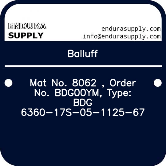 balluff-mat-no-8062-order-no-bdg00ym-type-bdg-6360-17s-05-1125-67
