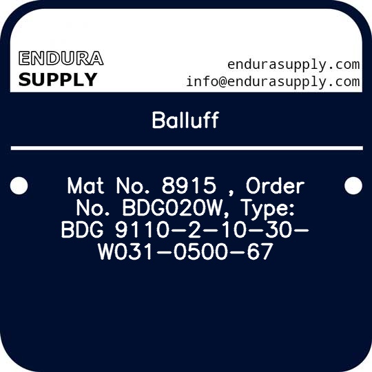 balluff-mat-no-8915-order-no-bdg020w-type-bdg-9110-2-10-30-w031-0500-67