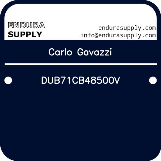 carlo-gavazzi-dub71cb48500v