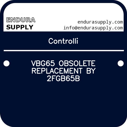 controlli-vbg65-obsolete-replacement-by-2fgb65b