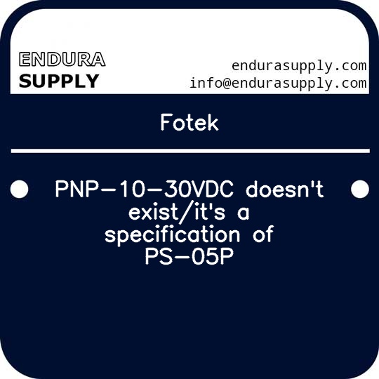 fotek-pnp-10-30vdc-doesnt-existits-a-specification-of-ps-05p