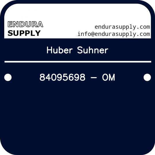 huber-suhner-84095698-om