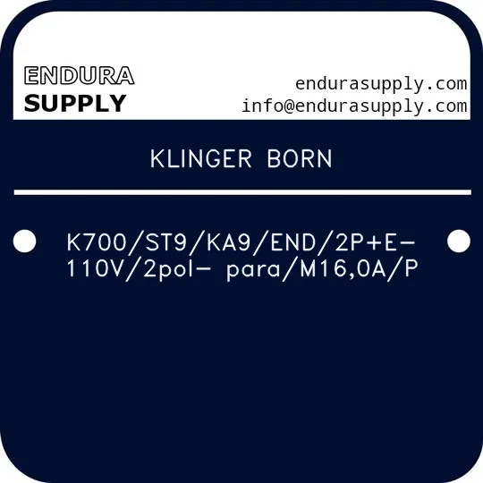 klinger-born-k700st9ka9end2pe-110v2pol-param160ap