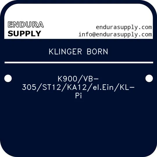 klinger-born-k900vb-305st12ka12eleinkl-pi
