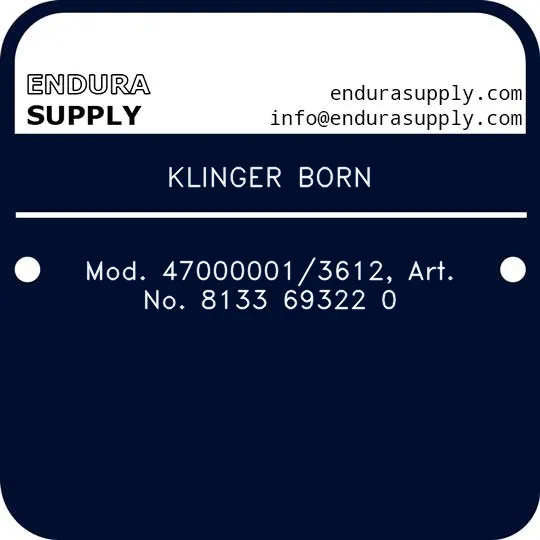 klinger-born-mod-470000013612-art-no-8133-69322-0