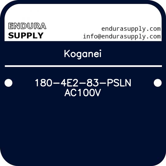 koganei-180-4e2-83-psln-ac100v
