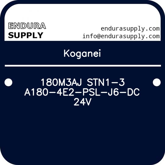koganei-180m3aj-stn1-3-a180-4e2-psl-j6-dc-24v