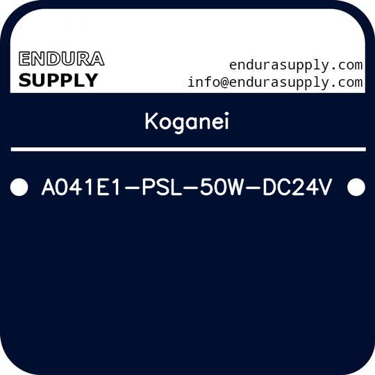 koganei-a041e1-psl-50w-dc24v