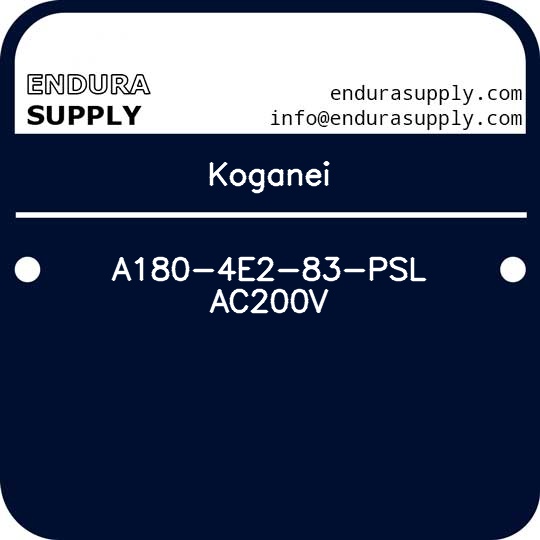 koganei-a180-4e2-83-psl-ac200v