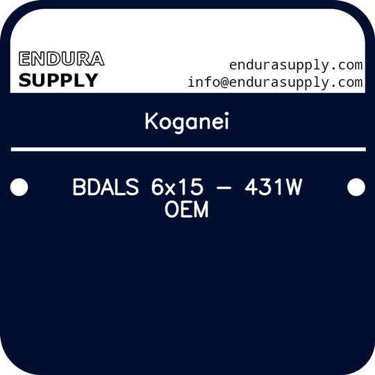 koganei-bdals-6x15-431w-oem