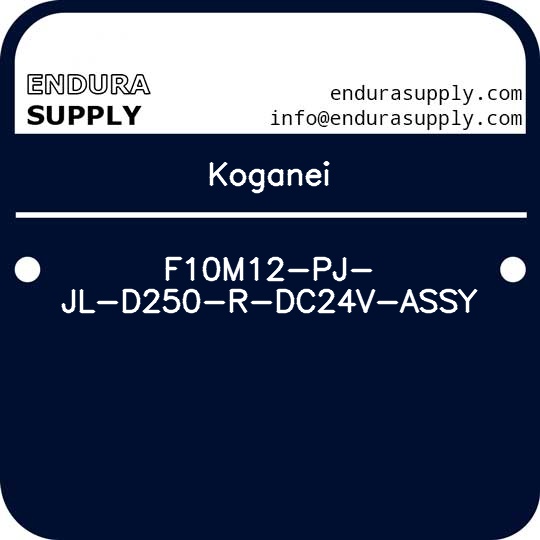 koganei-f10m12-pj-jl-d250-r-dc24v-assy