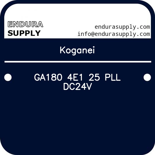 koganei-ga180-4e1-25-pll-dc24v