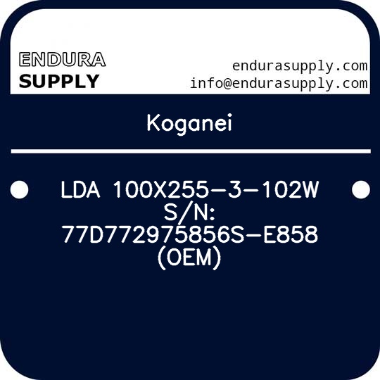 koganei-lda-100x255-3-102w-sn-77d772975856s-e858-oem