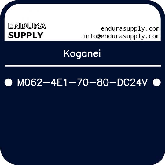 koganei-m062-4e1-70-80-dc24v