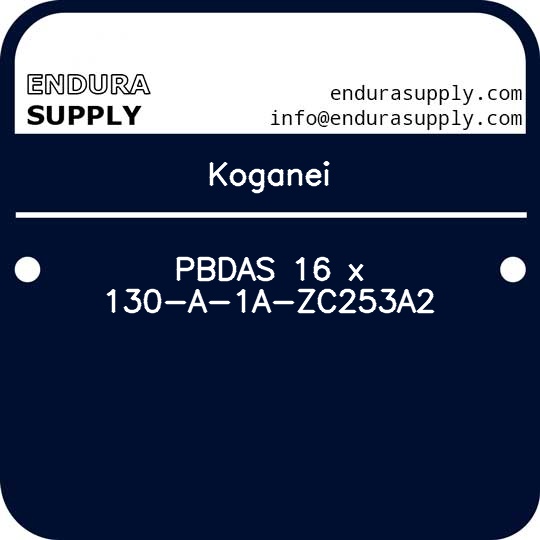koganei-pbdas-16-x-130-a-1a-zc253a2