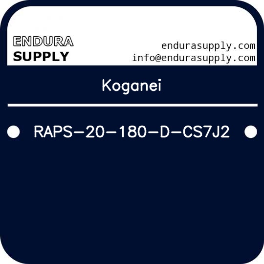 koganei-raps-20-180-d-cs7j2