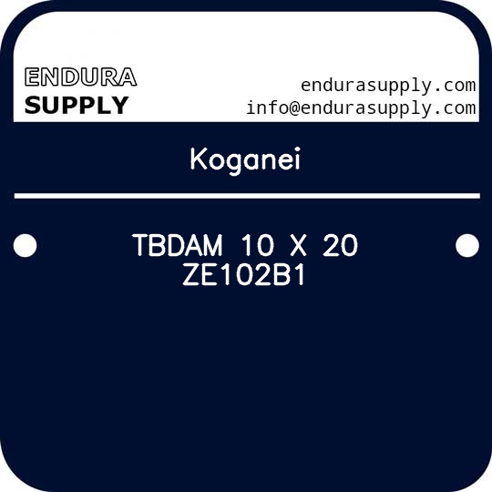 koganei-tbdam-10-x-20-ze102b1