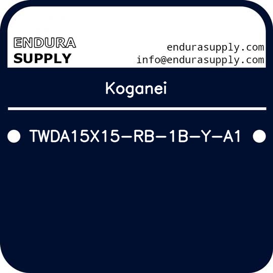koganei-twda15x15-rb-1b-y-a1
