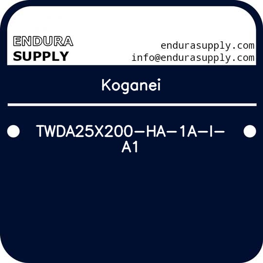 koganei-twda25x200-ha-1a-i-a1