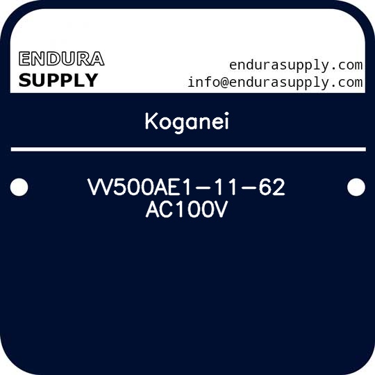 koganei-vv500ae1-11-62-ac100v