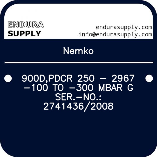 nemko-900dpdcr-250-2967-100-to-300-mbar-g-ser-no-27414362008