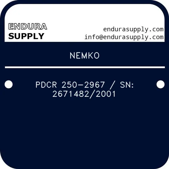 nemko-pdcr-250-2967-sn-26714822001