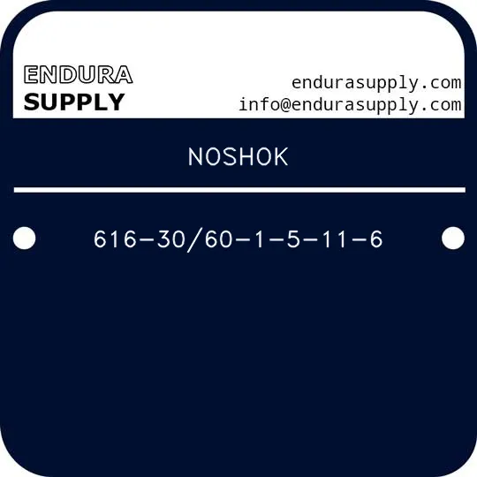 noshok-616-3060-1-5-11-6