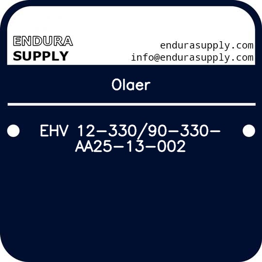 olaer-ehv-12-33090-330-aa25-13-002
