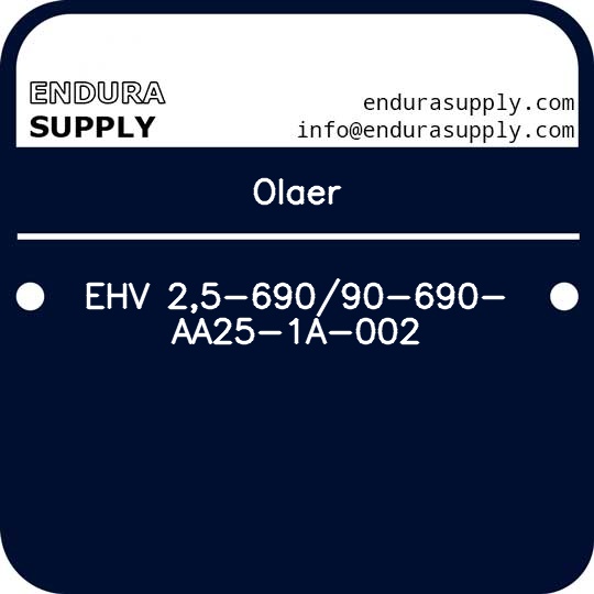 olaer-ehv-25-69090-690-aa25-1a-002