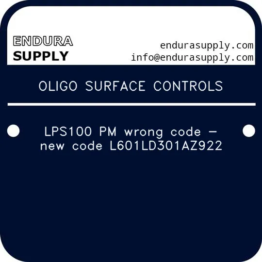 oligo-surface-controls-lps100-pm-wrong-code-new-code-l601ld301az922