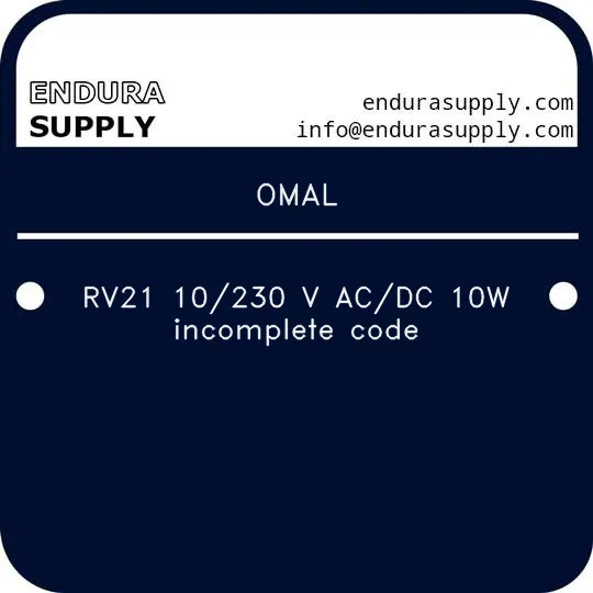 omal-rv21-10230-v-acdc-10w-incomplete-code