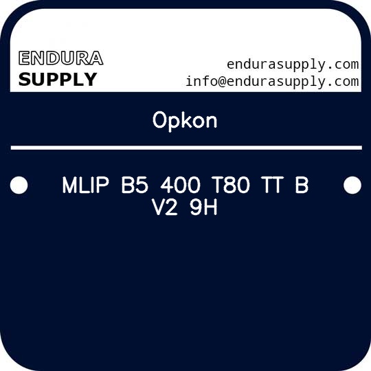 opkon-mlip-b5-400-t80-tt-b-v2-9h