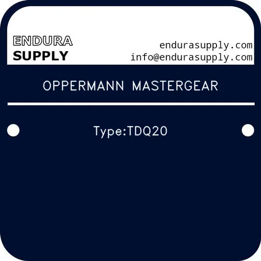 oppermann-mastergear-typetdq20