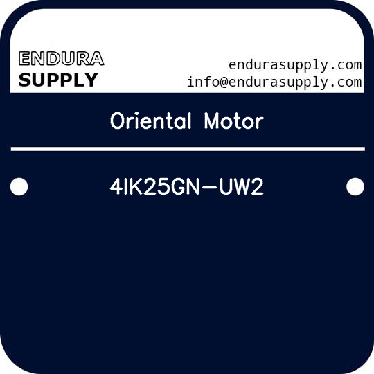 oriental-motor-4ik25gn-uw2