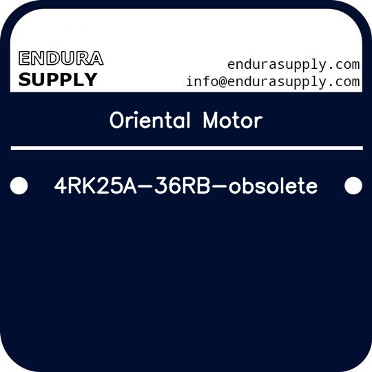 oriental-motor-4rk25a-36rb-obsolete