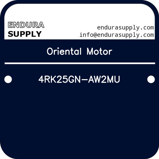 oriental-motor-4rk25gn-aw2mu