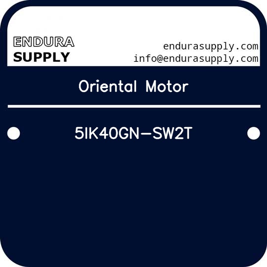 oriental-motor-5ik40gn-sw2t