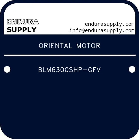 oriental-motor-blm6300shp-gfv